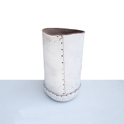 Leather bowl S_WH