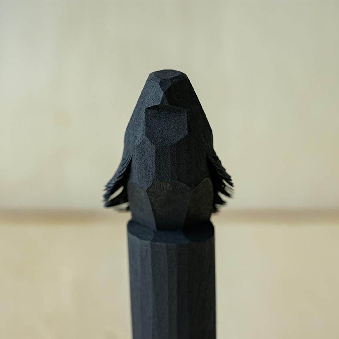 Single-cut wood carving　yin-poppo