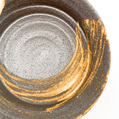 Carbonized Shallow Bowl_Aki Tamiya