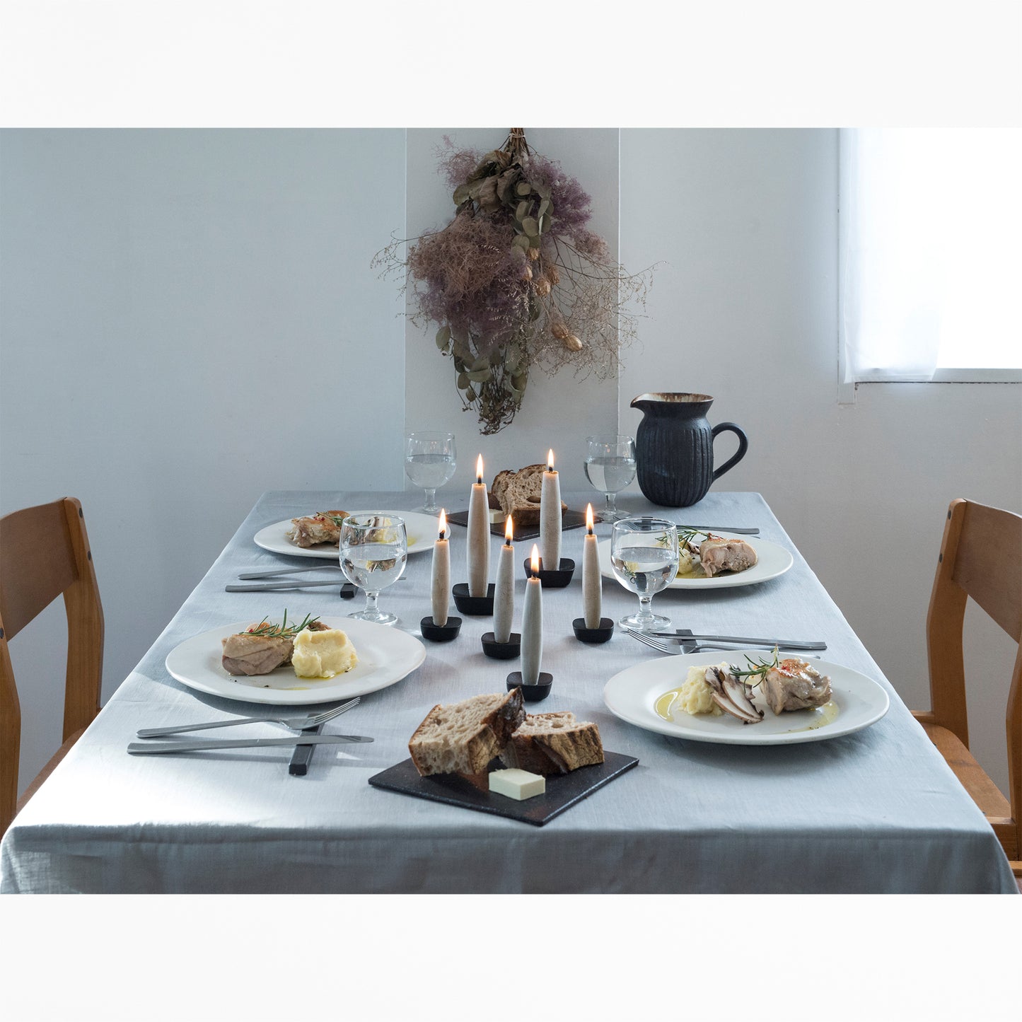Candle No. 3 and Koma candlestand set