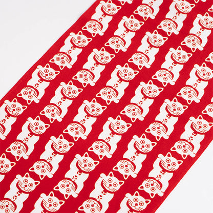 Tenugui lucky cat Kamawanu
