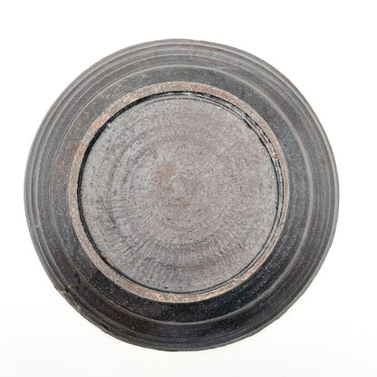 Black Brushed Plate L_Atsushi Ogata