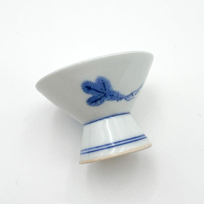 VINTAGE Pedestal Sake Cup A
