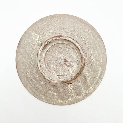 White Crackle Plate 5.95inch_Atsushi Ogata