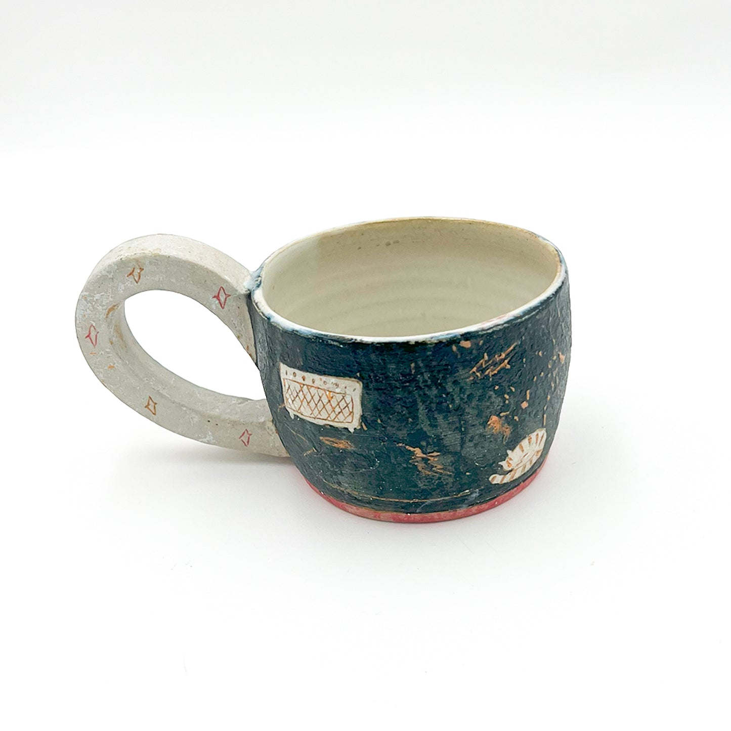 Mug Wide Black_White Katsunori Yaoita 5