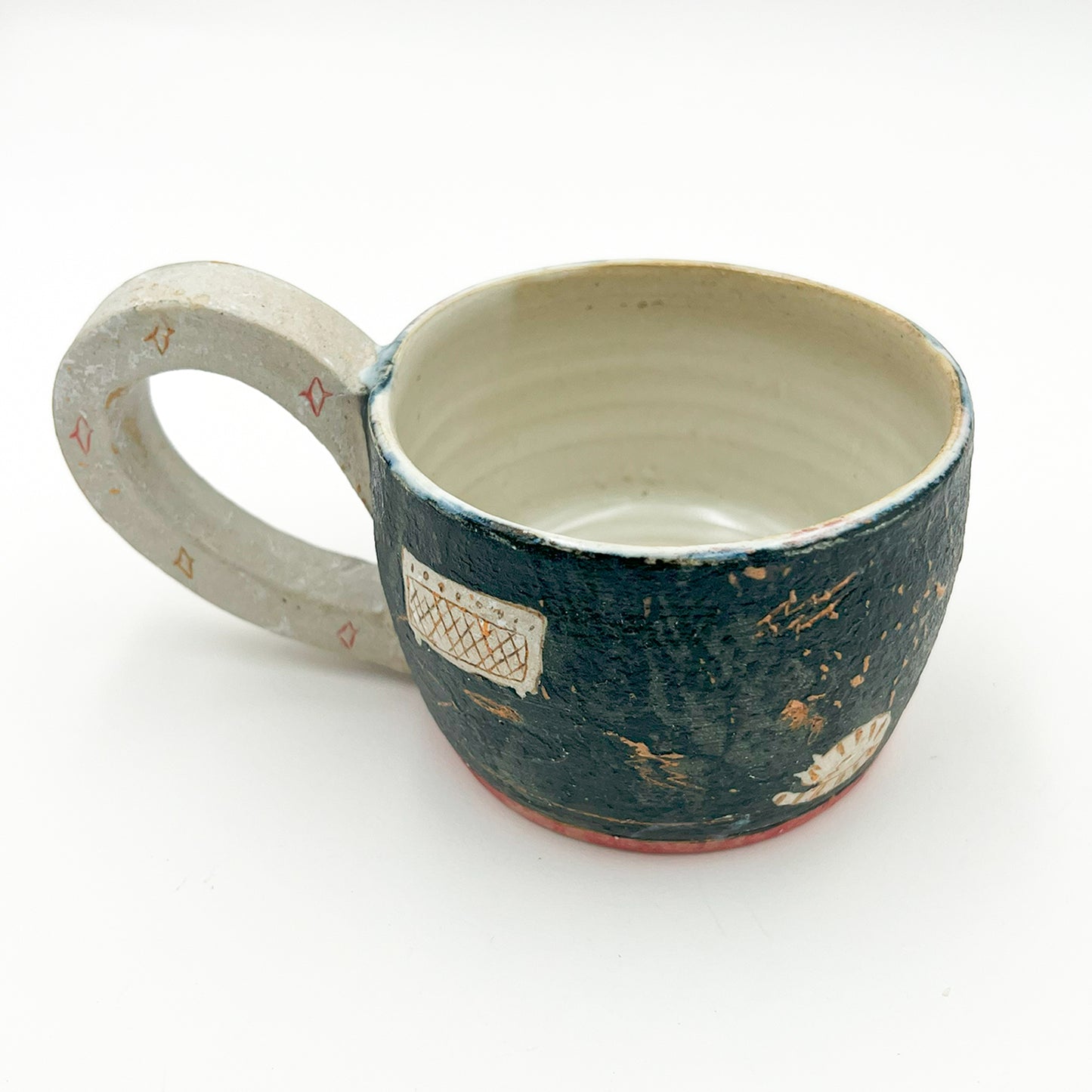 Mug Wide Black_White Katsunori Yaoita 5