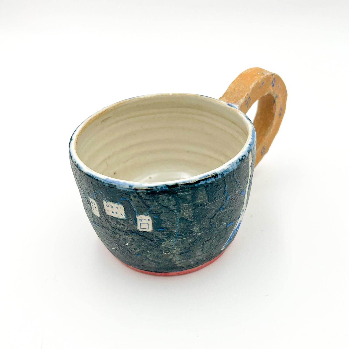 Mug Wide Black_Yellow Katsunori Yaoita 5