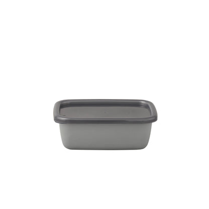 Gray Deep Rectangle S with Lid