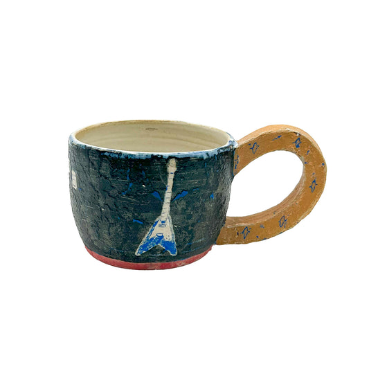 Mug Wide Black_Yellow Katsunori Yaoita 5