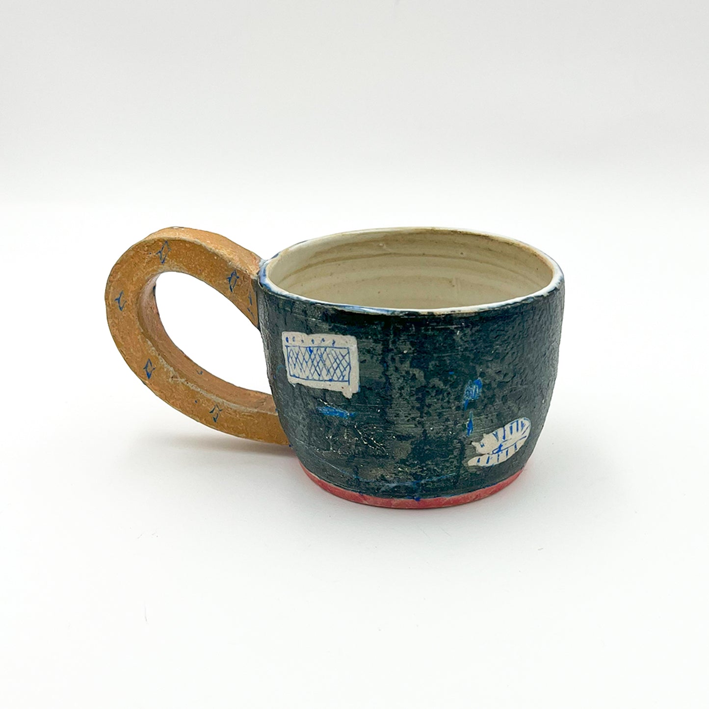 Mug Wide Black_Yellow Katsunori Yaoita 5