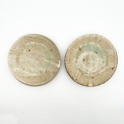 White Glaze plate 7.14inch_Atsushi Ogata