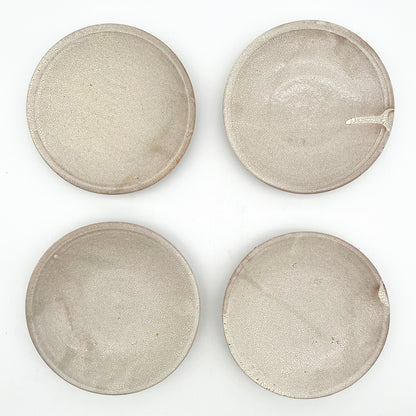 White Crackle Plate 5.95inch_Atsushi Ogata
