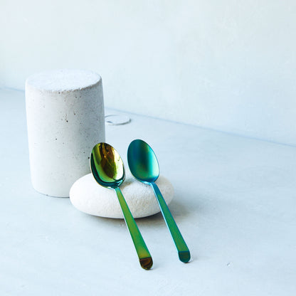 Mirror spoon small Green