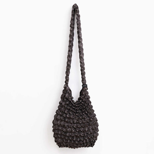 SHIBORI BAG Crossbody Bag CHACOAL