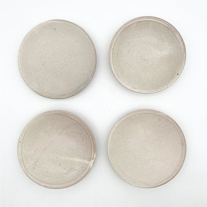 White Crackle Plate 5.95inch_Atsushi Ogata