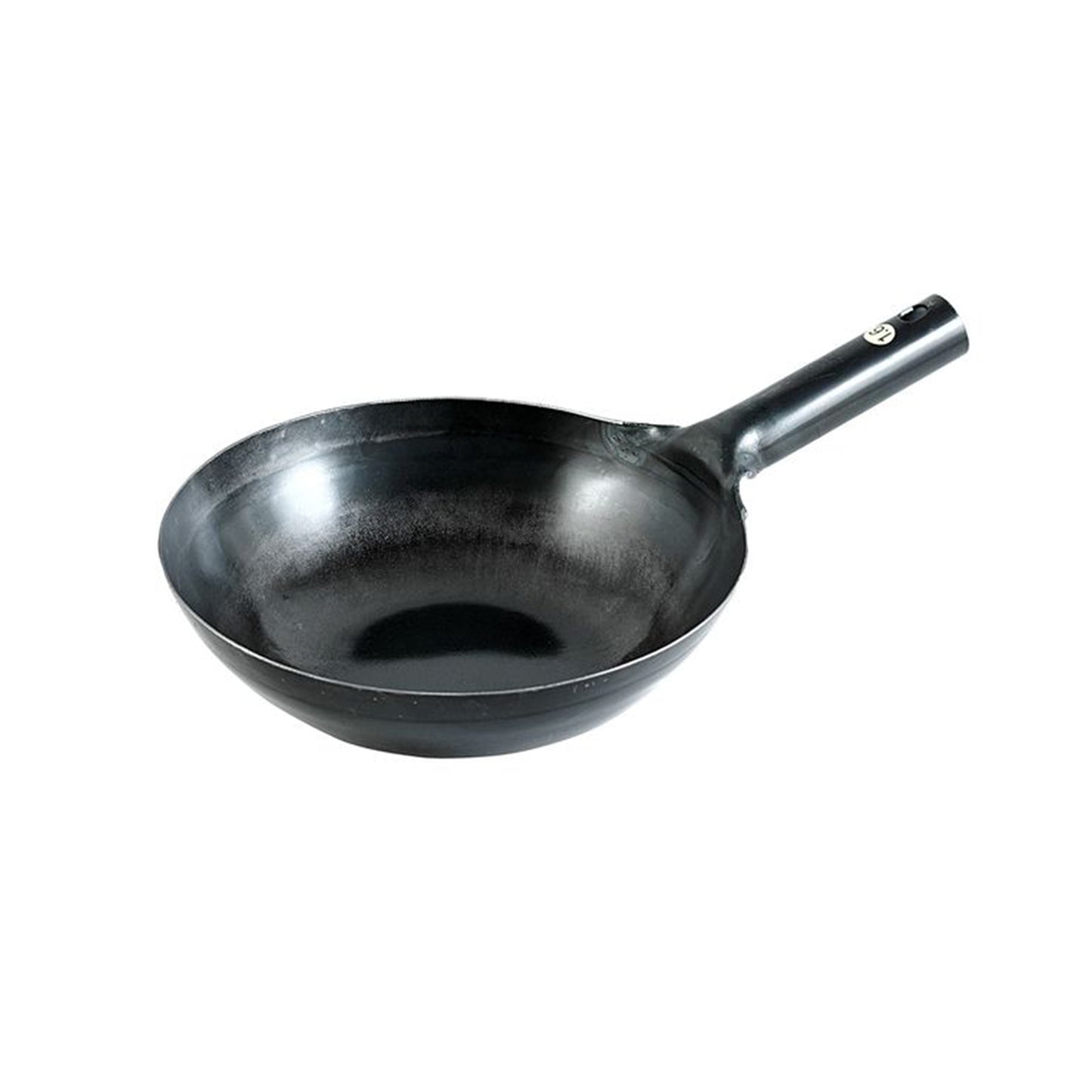 Hammered Flat Bottomed Single Handle Wok 1.6mm / 27cm