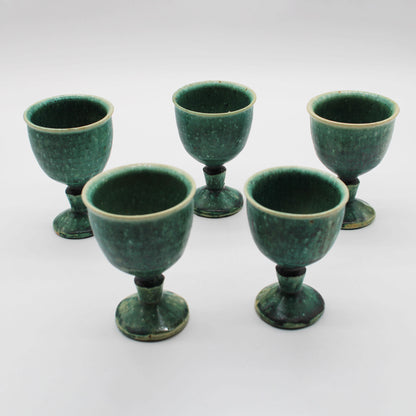 Goblet Oribe Glaze 603_Michikazu Sakai