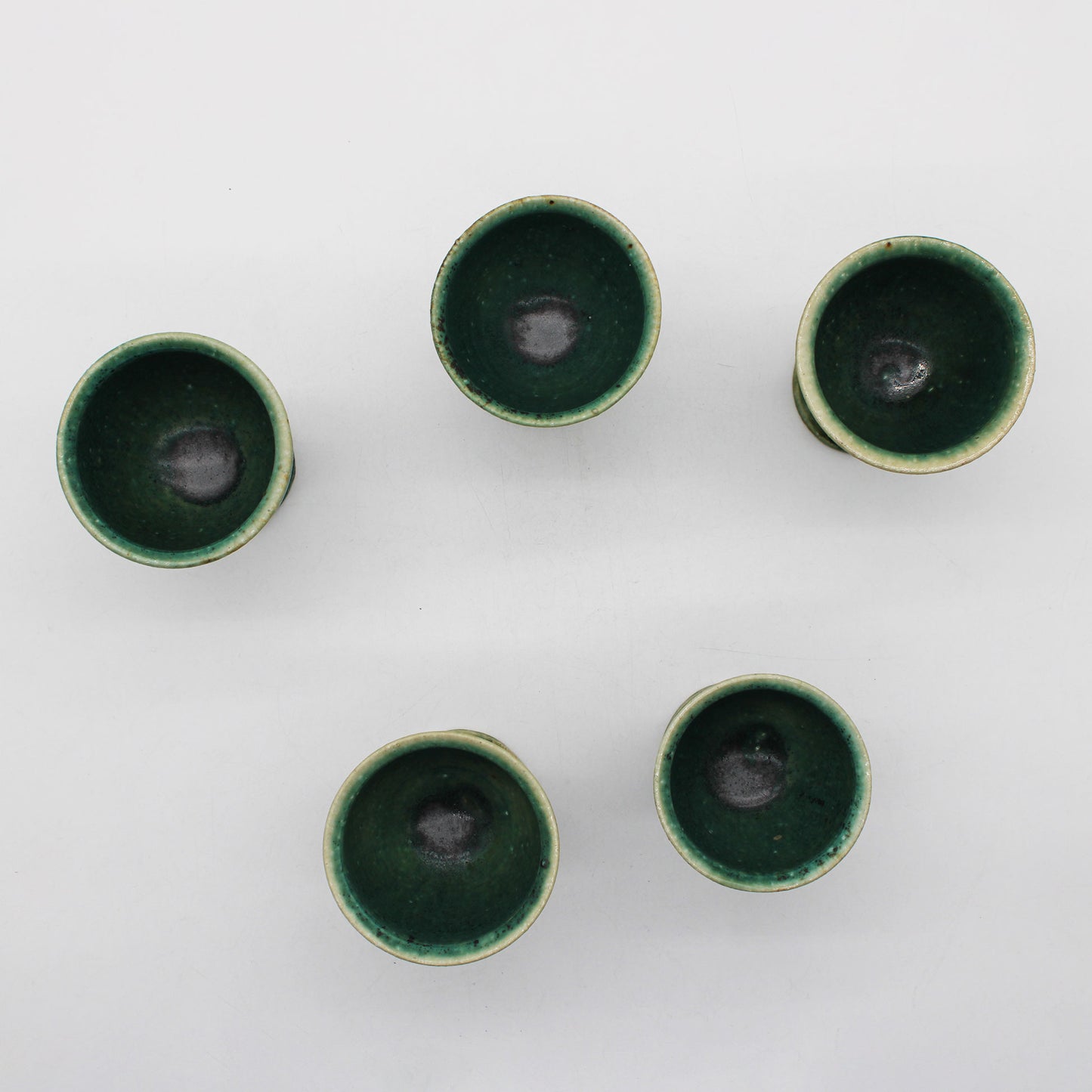 Goblet Oribe Glaze 603_Michikazu Sakai