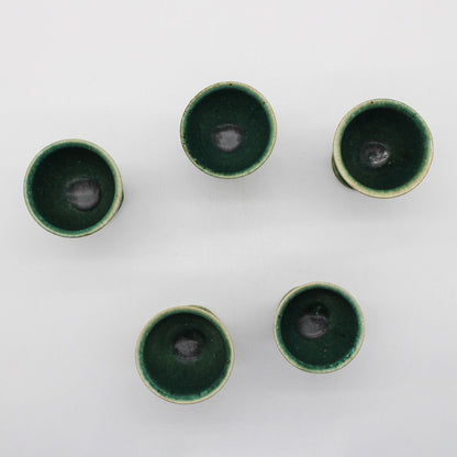 Goblet Oribe Glaze 603_Michikazu Sakai