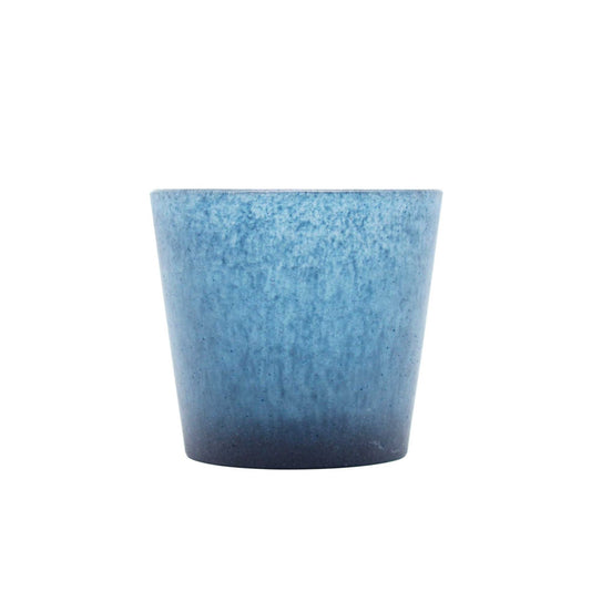 Cup_glass casting indigo_Yohei Goto