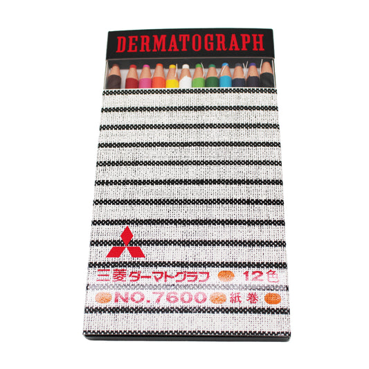 Oil-Based Dermatograph 12-Color Set