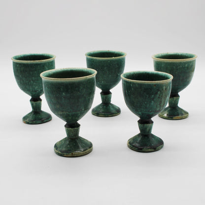 Goblet Oribe Glaze 603_Michikazu Sakai