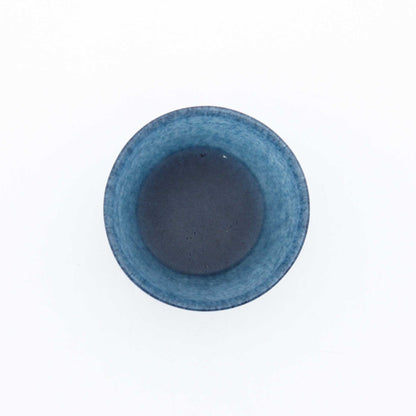 Cup_glass casting indigo_Yohei Goto