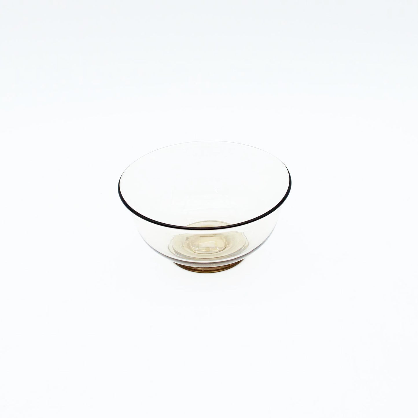 Flat Sake Cup Amber_Taku Eiki