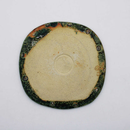 PlateOribe Glaze 603_Michikazu Sakai