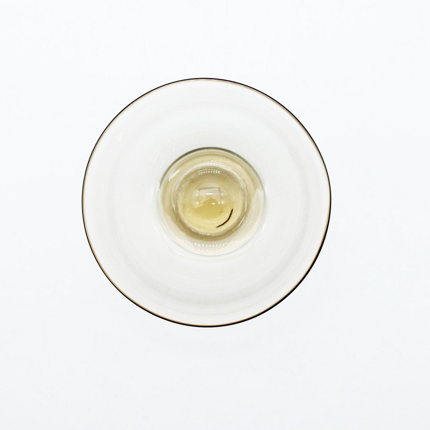 Flat Sake Cup Amber_Taku Eiki