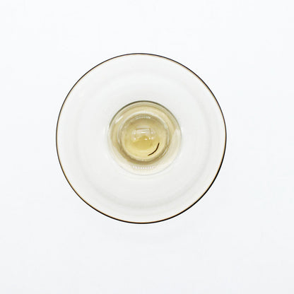 Flat Sake Cup Amber_Taku Eiki