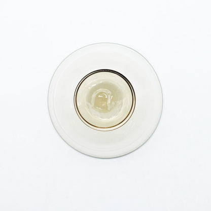 Flat Sake Cup Amber_Taku Eiki