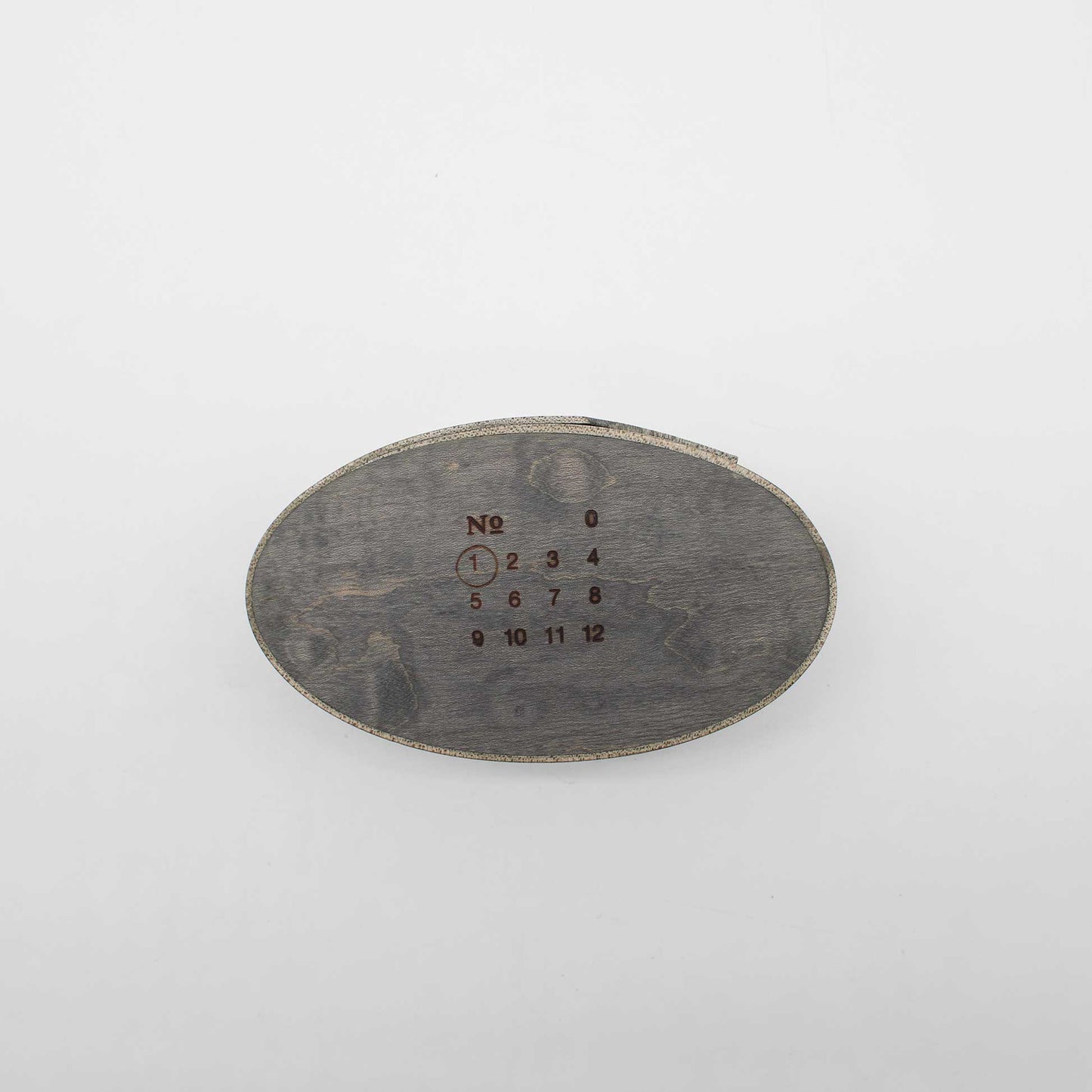 OVAL BOX R #1 Natural Dye