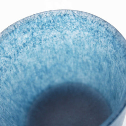 Cup_glass casting indigo_Yohei Goto