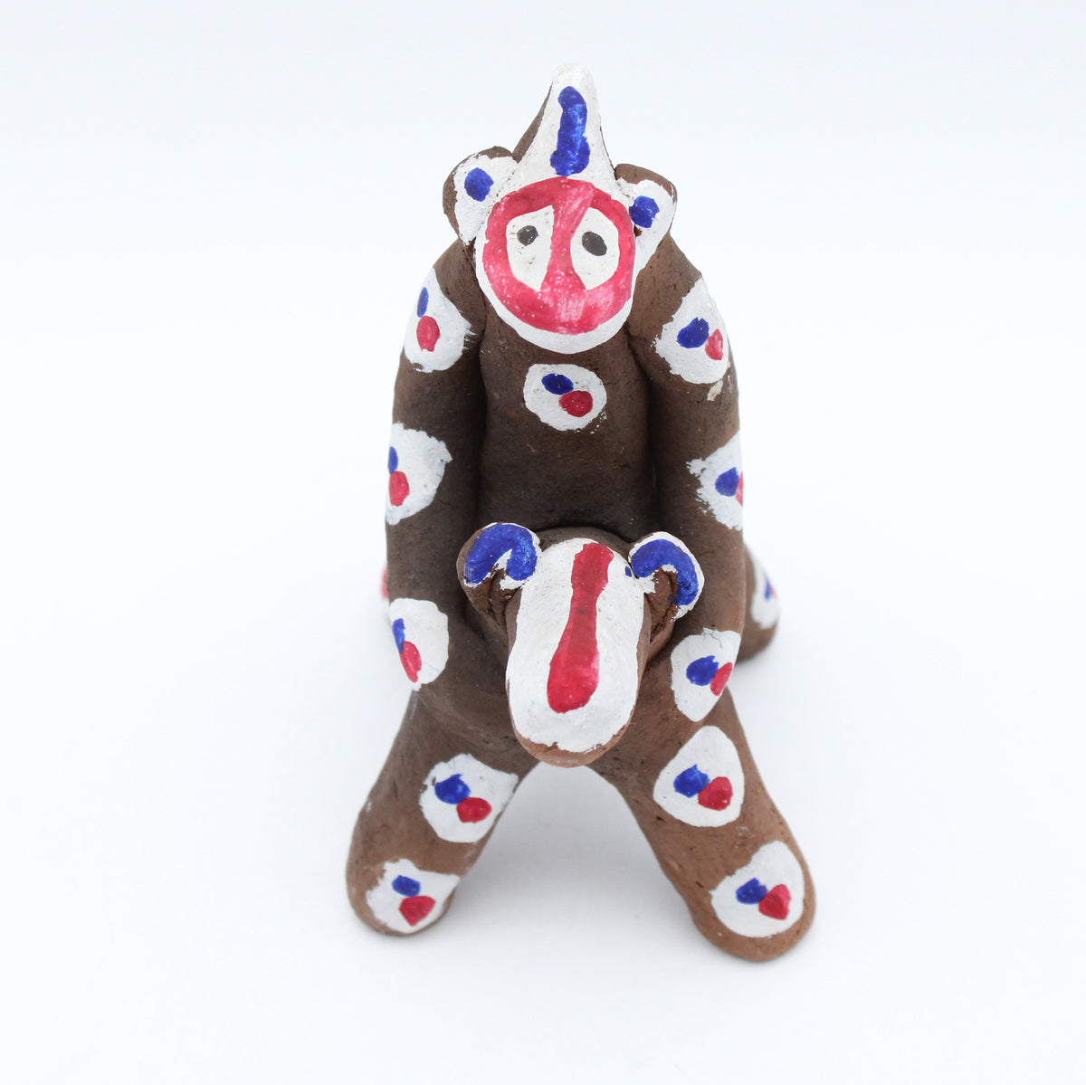 Clay Doll Dog and Monkey 609