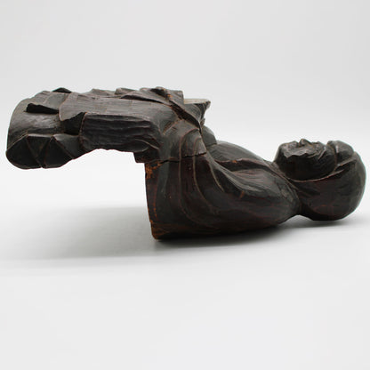 Wooden Carved Daruma_58A