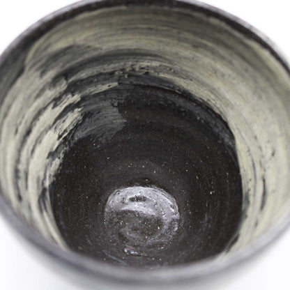 Black Brushed Small Cup 57A_Atsushi Ogata