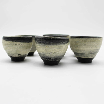 Black Brushed Small Cup 57A_Atsushi Ogata