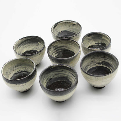Black Brushed Small Cup 57A_Atsushi Ogata