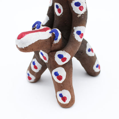 Clay Doll Dog and Monkey 609