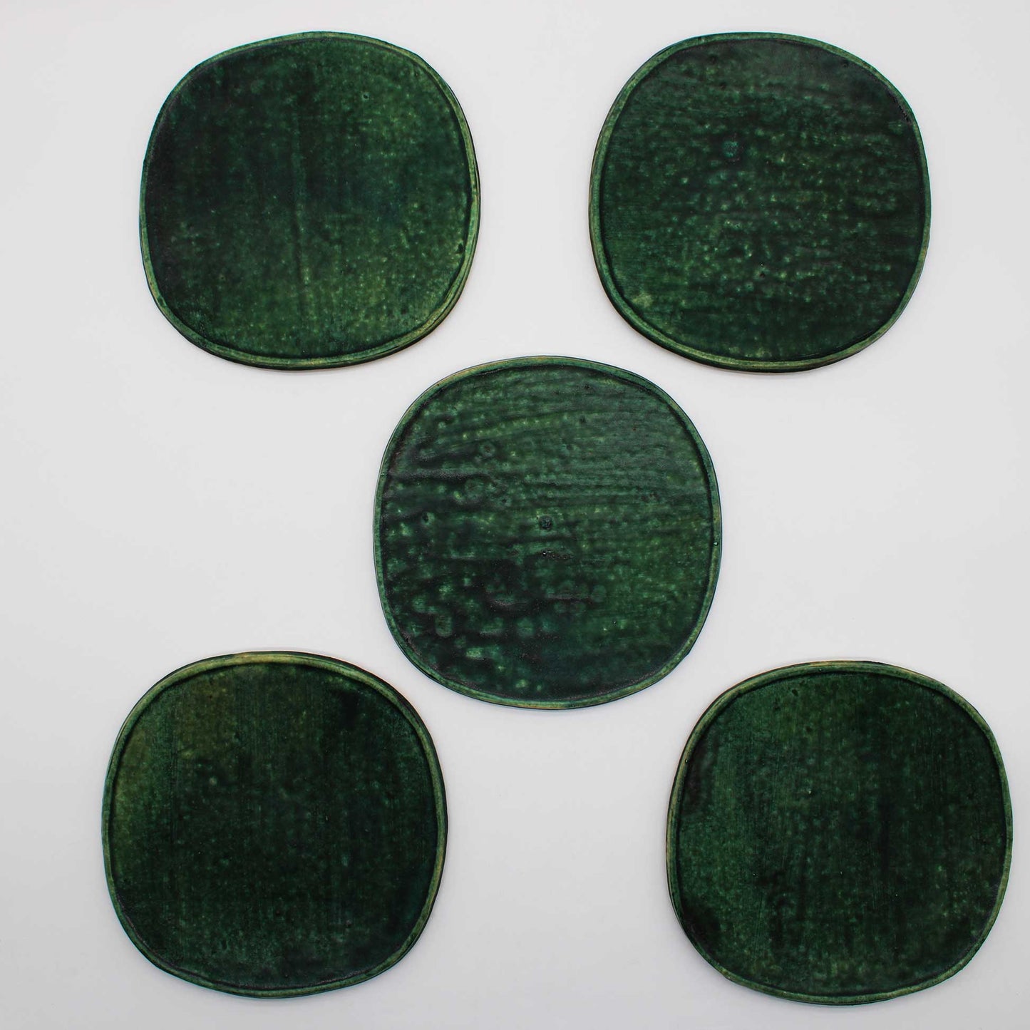 PlateOribe Glaze 603_Michikazu Sakai