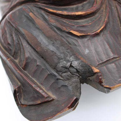 Wooden Carved Daruma_58A