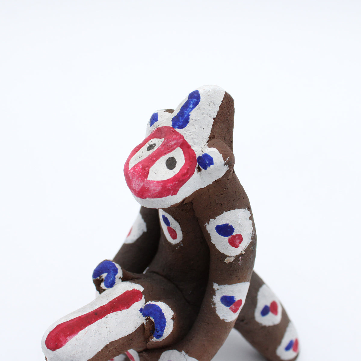 Clay Doll Dog and Monkey 609