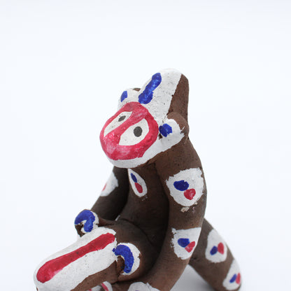 Clay Doll Dog and Monkey 609