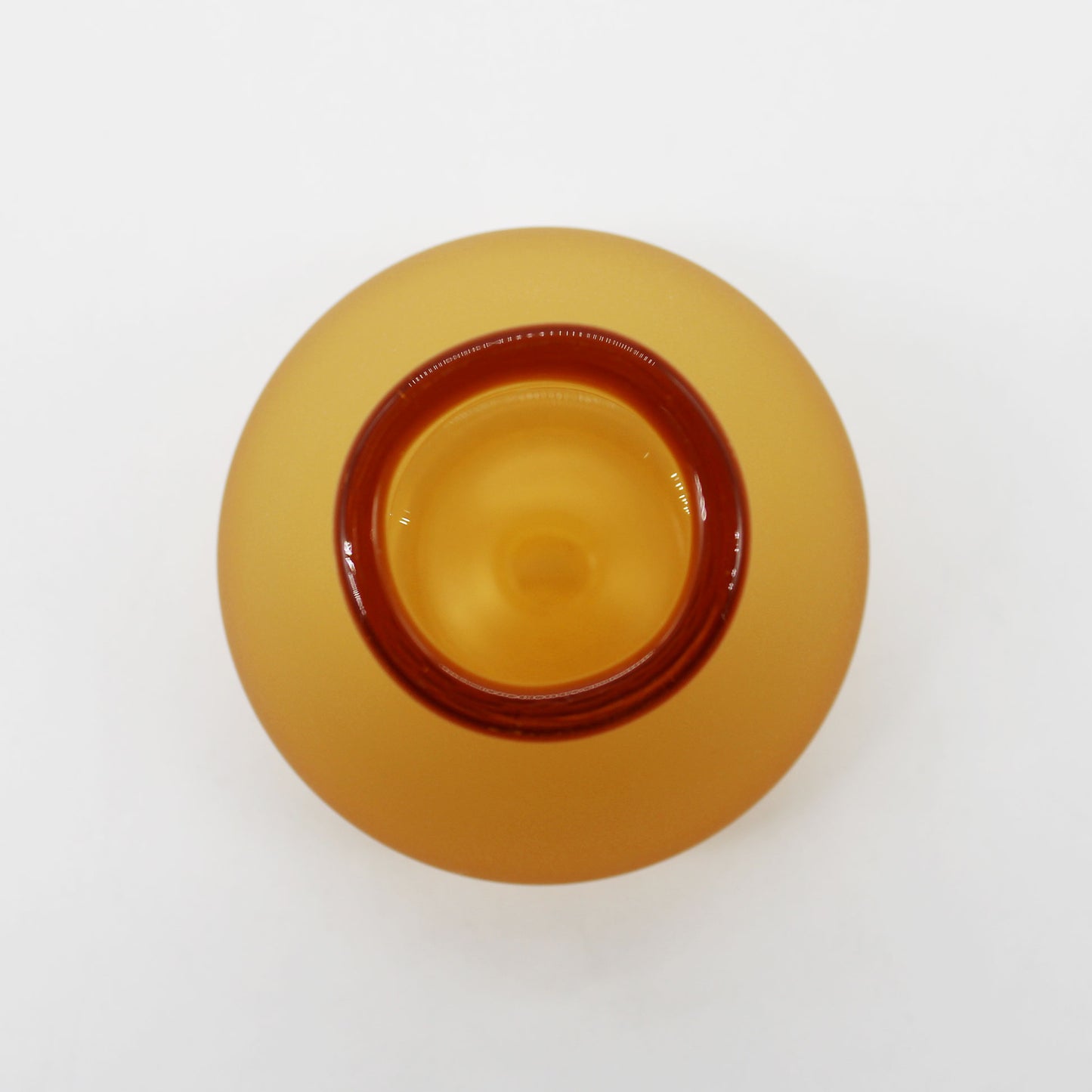 Frost vase Chimney Amber