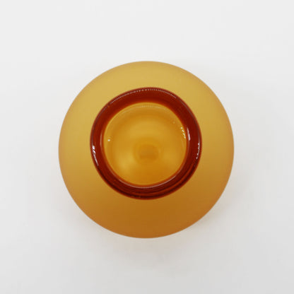 Frost vase Chimney Amber