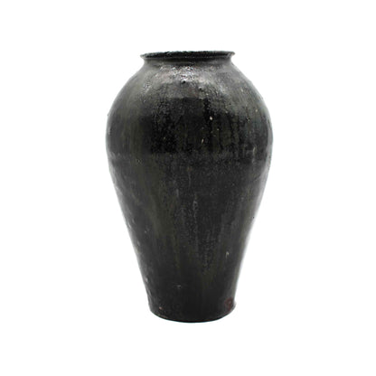 Vase Black Glaze C 604_Toru Hatta