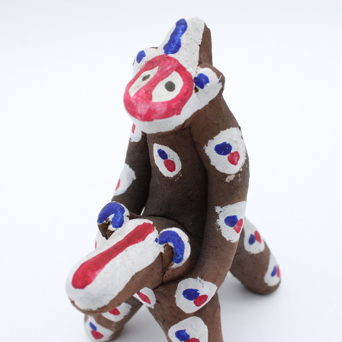 Clay Doll Dog and Monkey 609