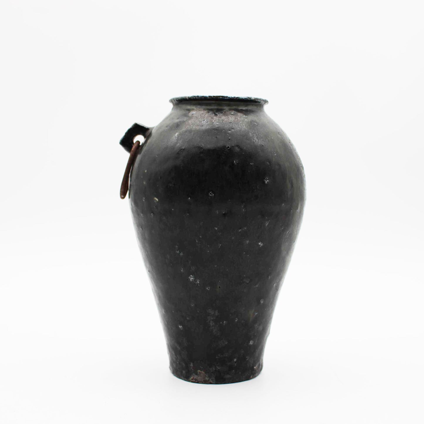 Vase Black Glaze C 604_Toru Hatta