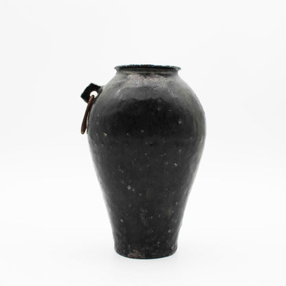 Vase Black Glaze C 604_Toru Hatta